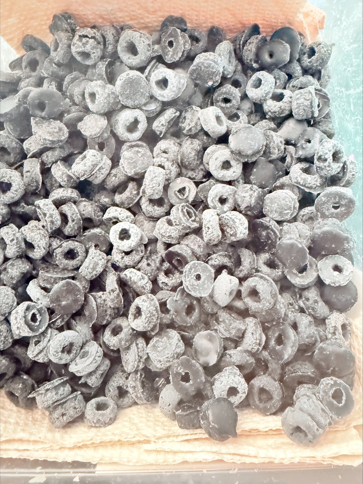 Black RIngs Cereal Pieces/ Topper Wax Melt Bakery Embeds (Boxed)