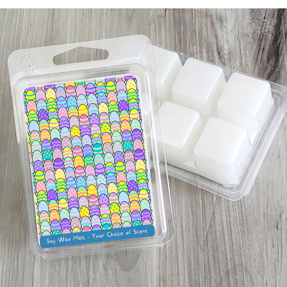 Multicolor Eggsplosion All Over - Easter Soy Wax Clamshell (#132)