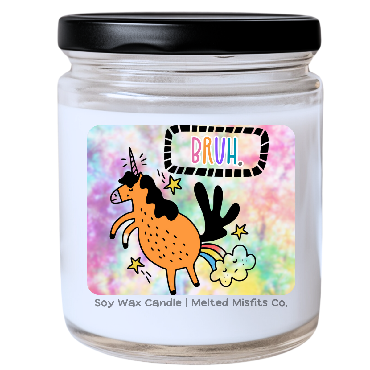 Bruh Jar Candle | Snarky & Full of Attitude | Handpoured Soy Wax | Phthalate-Free | Collection