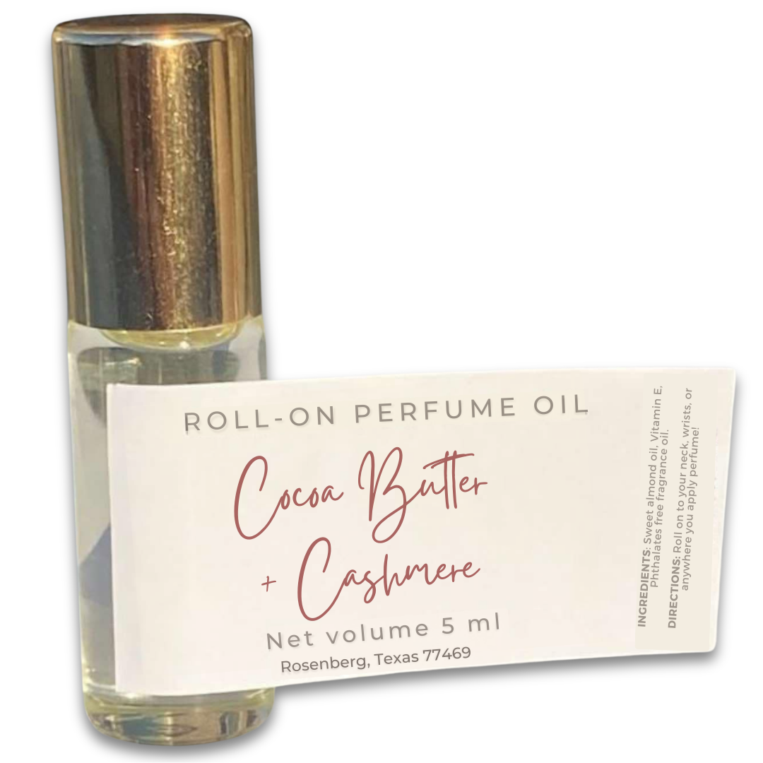 Roll On Perfume - Cocoa Butter and Cashmere (10ml)