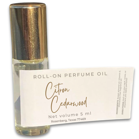 Roll On Perfume - Citron Cedarwood (10ml)