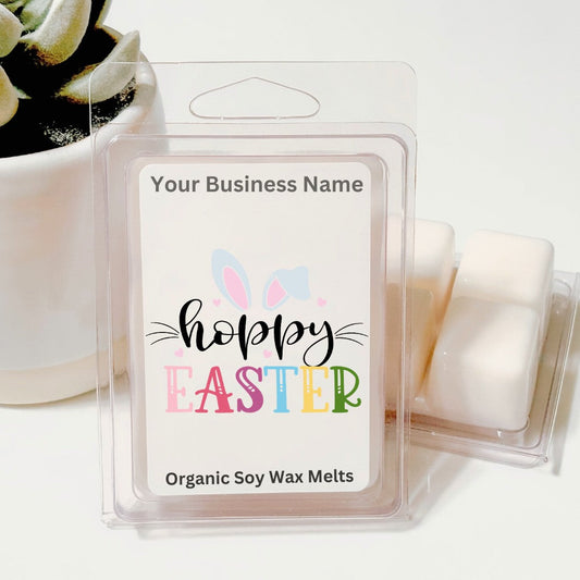 Hoppy Easter - Easter Soy Wax Clamshell (Customizable)