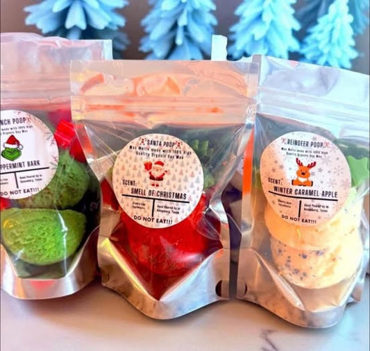 Christmas Poop Scoops Wax Melts