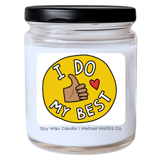 I Do My Best Jar Candle | Sassy & Honest | Handpoured Soy Wax | Phthalate-Free | Collection