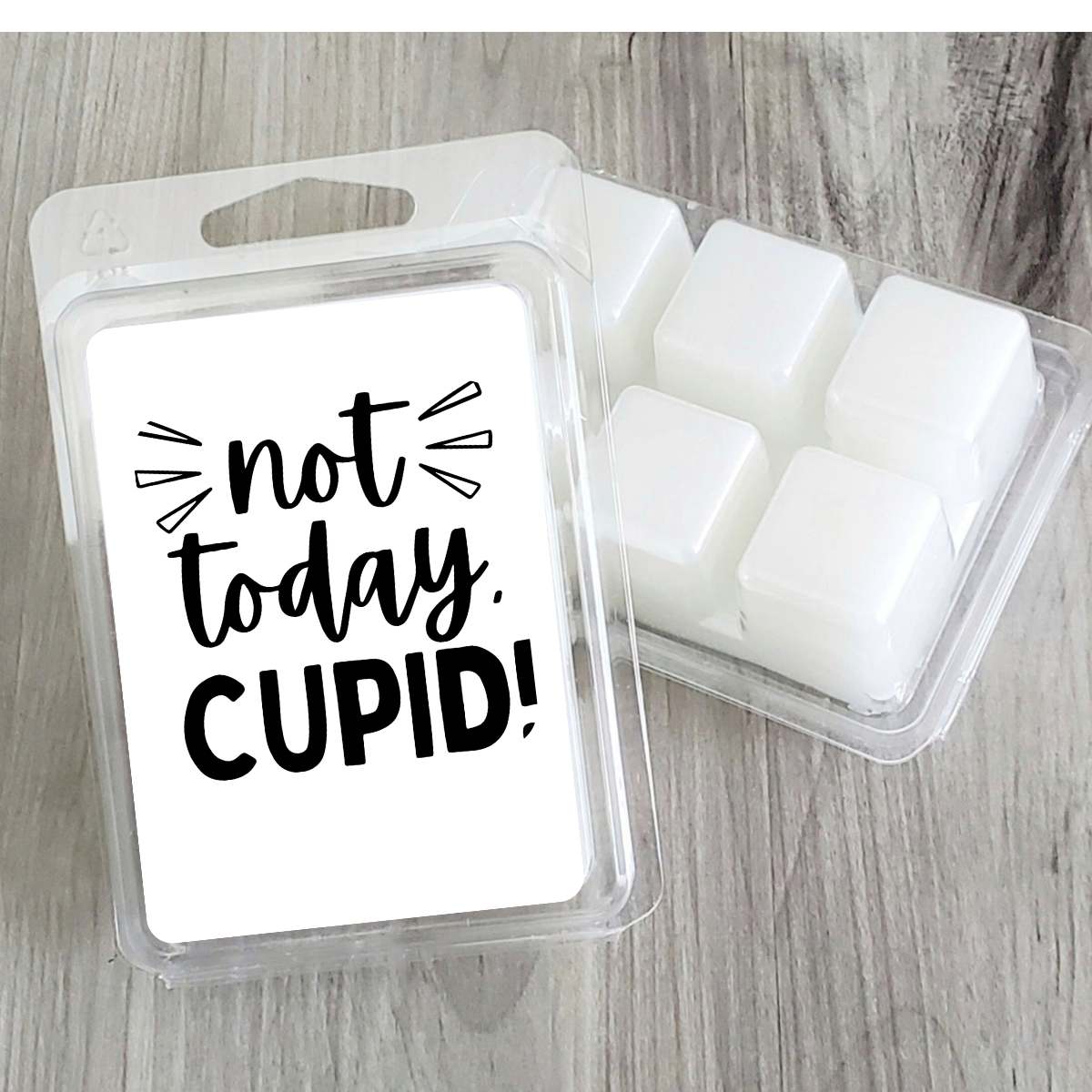 Not Today Cupid Valentines Wax Clamshell