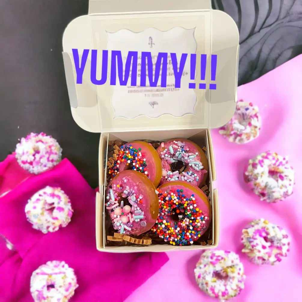 Sprinkled Donut Wax Melt Bakery Bites (Boxed)