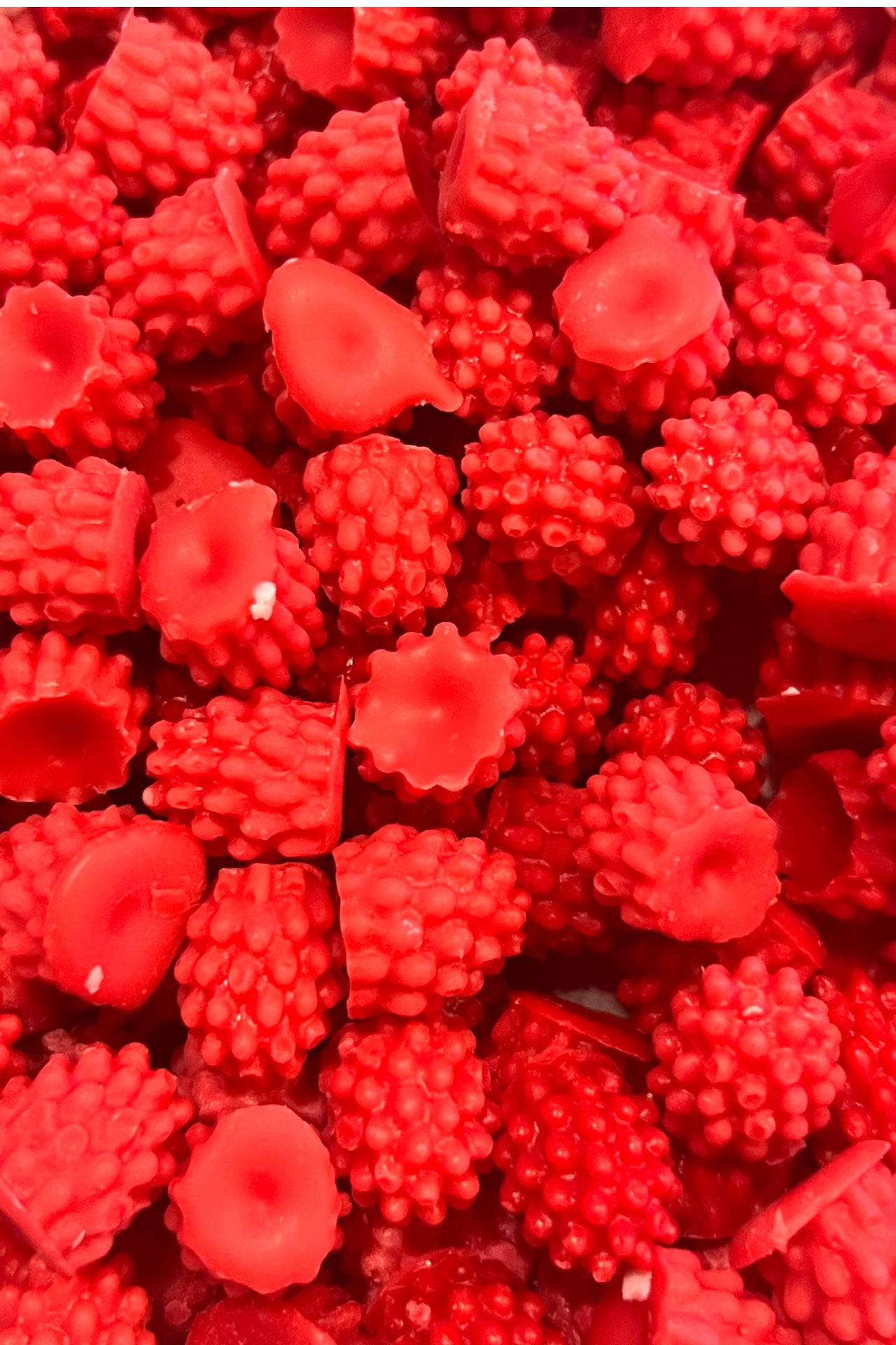 Mini Raspberry Pieces/ Topper Wax Melt Bakery Embeds (Boxed)