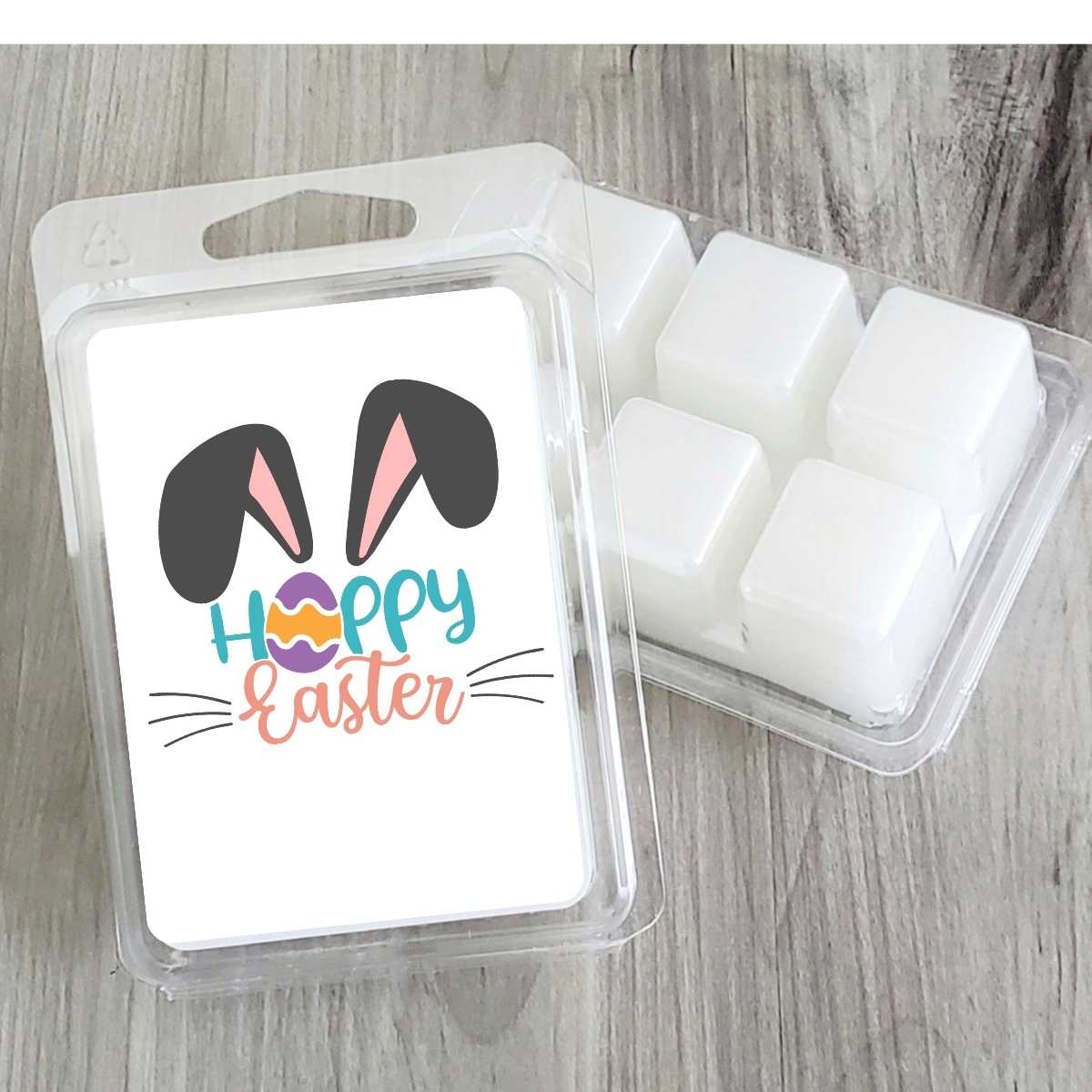 Happy Easter Bunny Whiskers - Easter Soy Wax Clamshell (#24)