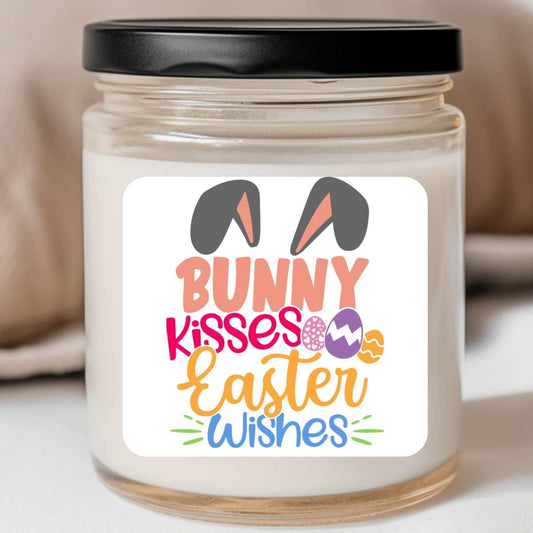 Bunny Kisses Easter Wishes - Easter 8oz Jar Candle (#3)