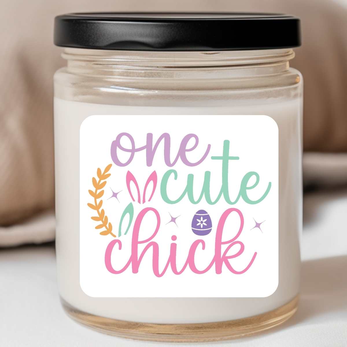 One Cute Chick - Easter 8oz Jar Candle (#63)