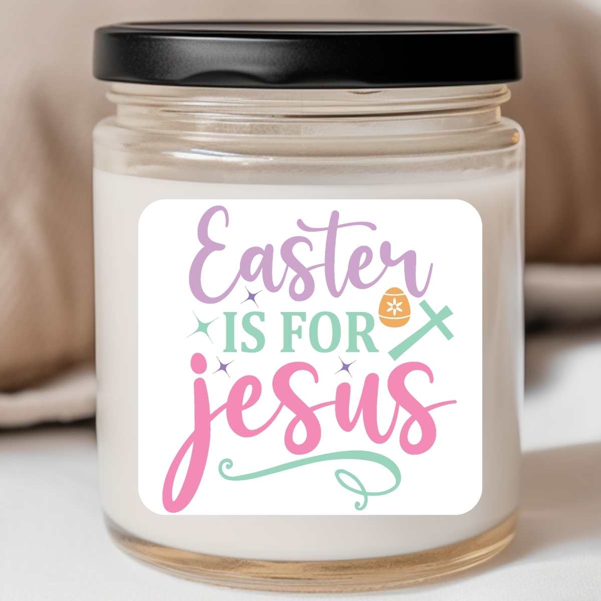 Easter is For Jesus - Easter 8oz Jar Candle (#73)