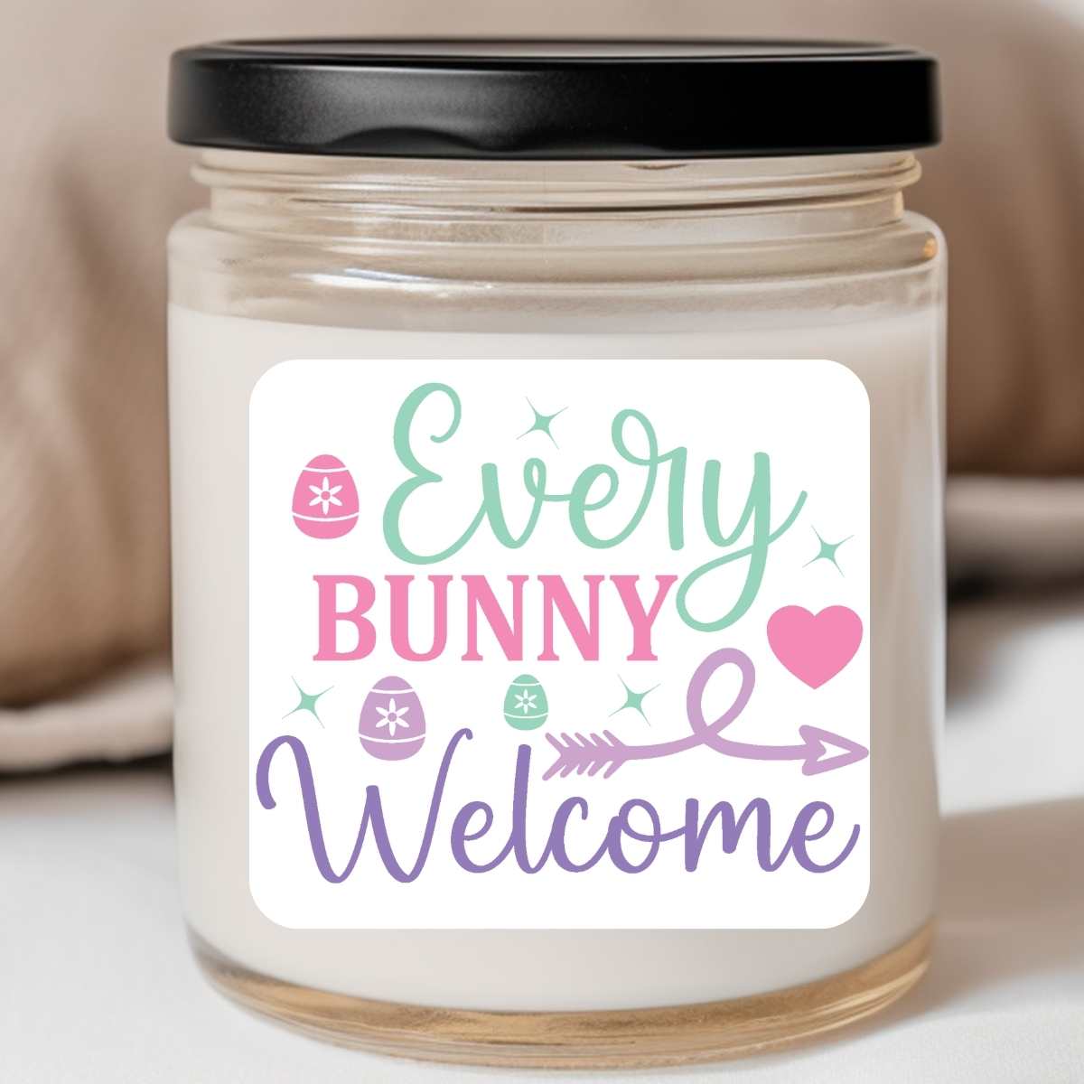 Every Bunny Welcome - Easter 8oz Jar Candle (#75)