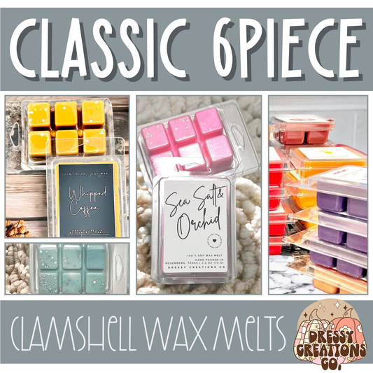 (TikTok Scents) Soy Wax Melt Clamshell (3oz) - 100+ Scents Available!